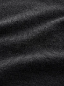 Noir - Uni - Polo en Coupe classique à Manches longues Essential