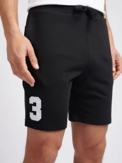Noir - U.S. Polo Assn. Mens Classic Fit 100% Cotton Player 3 Sweat Shorts