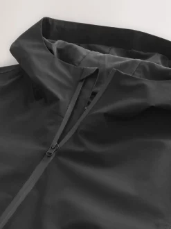 Noir - Veste à capuche imperméable DryTech