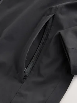 Noir - Veste à capuche imperméable DryTech