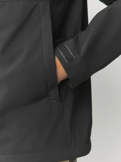Noir - Veste à capuche imperméable DryTech