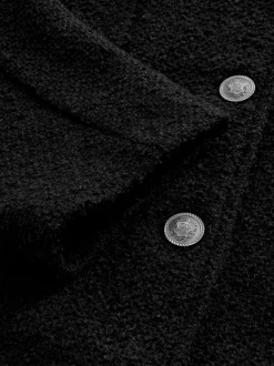 Noir - Veste bouclée