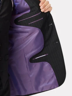 Noir - Veste de costume Brook Taverner