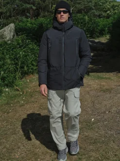 Noir - Veste matelassée Résistant à la douche ThermoGen