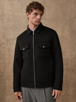 Noir - Veste N.premium en laine douce au toucher