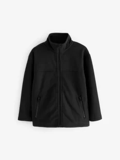 Noir - Veste polaire zippée avec poches (3-16ans)