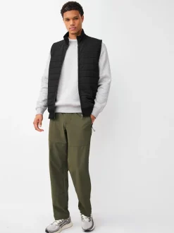 Noir - Veste sans manche hybride zippée