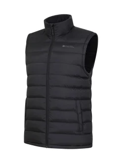 Noir - Veste sans manche matelassée Mountain Warehouse Seasons pour hommes