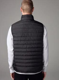 Noir - veste sans manche matelassé légère Imperméable