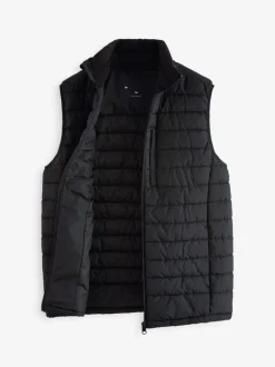 Noir - veste sans manche matelassé légère Imperméable