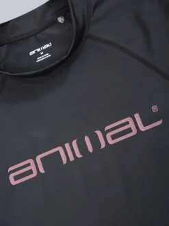 Noir anthracite - Animal Rash homme Kai séchage rapide