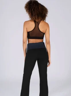 Noir anthracite - Pineapple Pantalons en jersey à ceinture repliée pour femmes
