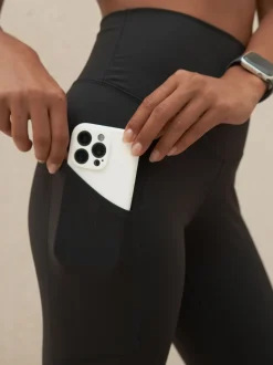 Noir avec poche - Legging sculptant Active Sports Dry Tech