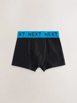 Noir avec taille universitaire - Lot de 5 boxers (1.5-16ans)