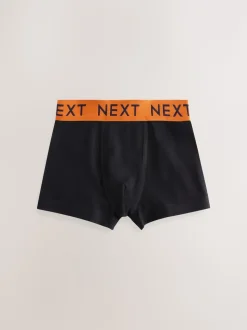 Noir avec taille universitaire - Lot de 5 boxers (1.5-16ans)