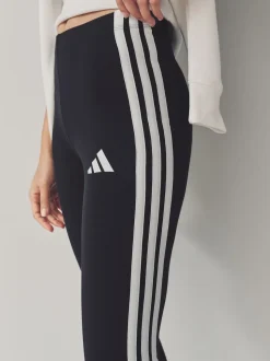 Noir blanc - Leggings adidas Essentials en coton à 3 bandes