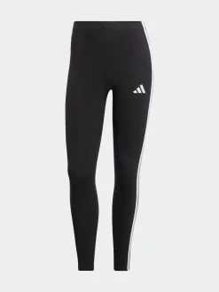 Noir blanc - Leggings adidas Essentials en coton à 3 bandes