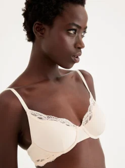 Noir/ Blanc/ Rose pâle Nude - Lot de 3 soutiens-gorge en mélange de coton Ultimate Comfort