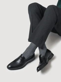 Noir chrome - Mocassins Jones Bootmaker Penny en cuir