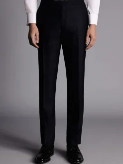 Noir chrome - Pantalon de soirée Charles Tyrwhitt slim