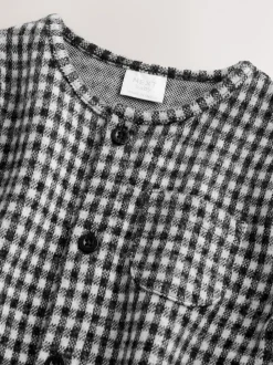 Noir et blanc à carreaux - Barboteuse pour bébé (0mths-2yrs)