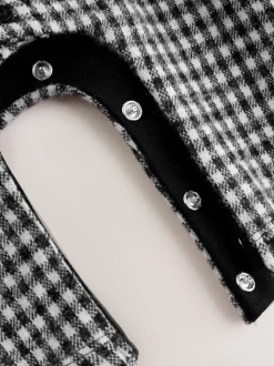 Noir et blanc à carreaux - Barboteuse pour bébé (0mths-2yrs)