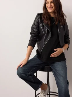 Noir et blanc - Lot de t-shirts d’allaitement de maternité 2