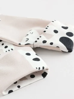 Noir et blanc à motif chien - Lot de 3 dors-bien bébé zippés (0-2ans)