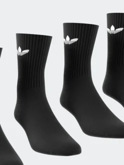 Noir foncé - Lot de chaussettes adidas originals Trefoil Col Rond Chaussettes 6