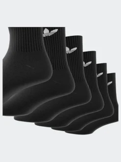 Noir foncé - Lot de chaussettes adidas originals Trefoil Col Rond Chaussettes 6