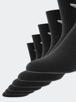 Noir foncé - Lot de chaussettes adidas originals Trefoil Col Rond Chaussettes 6
