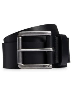 Noir gris - BOSS Joris Leather Ceintures
