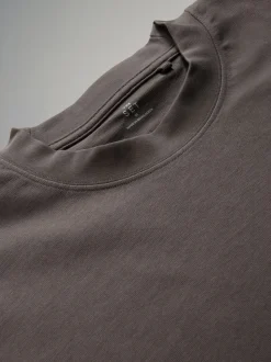 Noir gris blanc - The Set lot de 4 t-shirts en coton à manches courtes