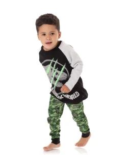 Noir Jurassic Monde - Pyjama Vanilla Underground long