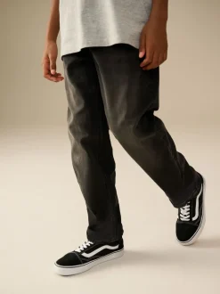 Noir lavé - Jeans extensibles (3-17yrs)