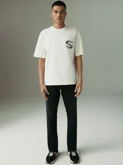 Noir lavé - Slim Fit (Slim Fit) - Jeans stretch de confort