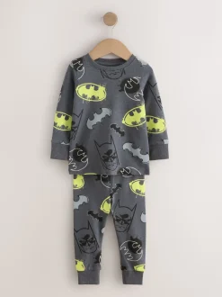 Noir motif Batman - Lot de 2 pyjamas Snuggle sous licence (9mois -10ans)