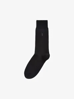 Noir motif cerf - Lot de 10 - Chaussettes brodées Multi Stag Lasting Fresh
