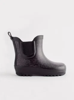 Noir pailleté - Chelsea Wellies