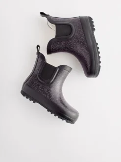 Noir pailleté - Chelsea Wellies