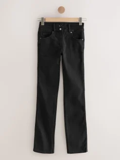 Noir épuré - Jean slim boot cut réhaussant