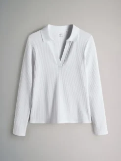 Noir/ rose/ blanc - The Set lot de 3 polos côtelés à manches longues