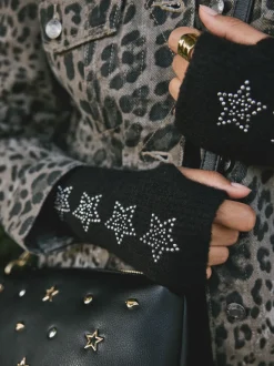 Noir Star Clouté - Chaussons Rockett St George