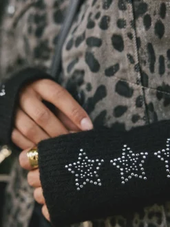 Noir Star Clouté - Chaussons Rockett St George