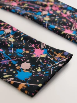 Noir tacheté - Leggings (3-16ans)