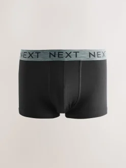 Noir taille chinée - Lot de 5 boxers Hipster