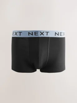 Noir taille chinée - Lot de 5 boxers Hipster