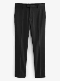 Noir Tape Detail - Slim Fit (Slim Fit) - Pantalon de costume de smoking