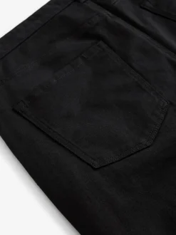 Noir uni - Lit 1 place - Coupe ajustée Classic Jeans extensibles