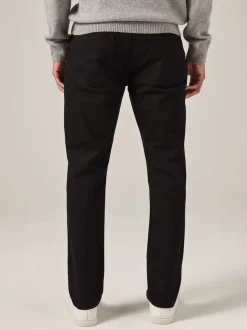 Noir uni - Lit 1 place - Coupe ajustée Classic Jeans extensibles